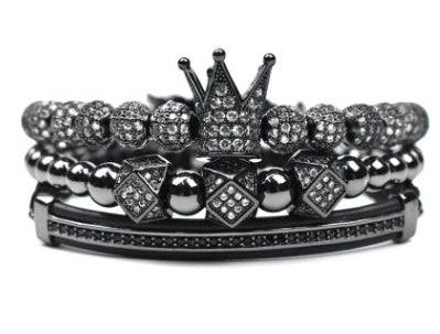 Monika Beauty Pageant Crown small triangle bracelet