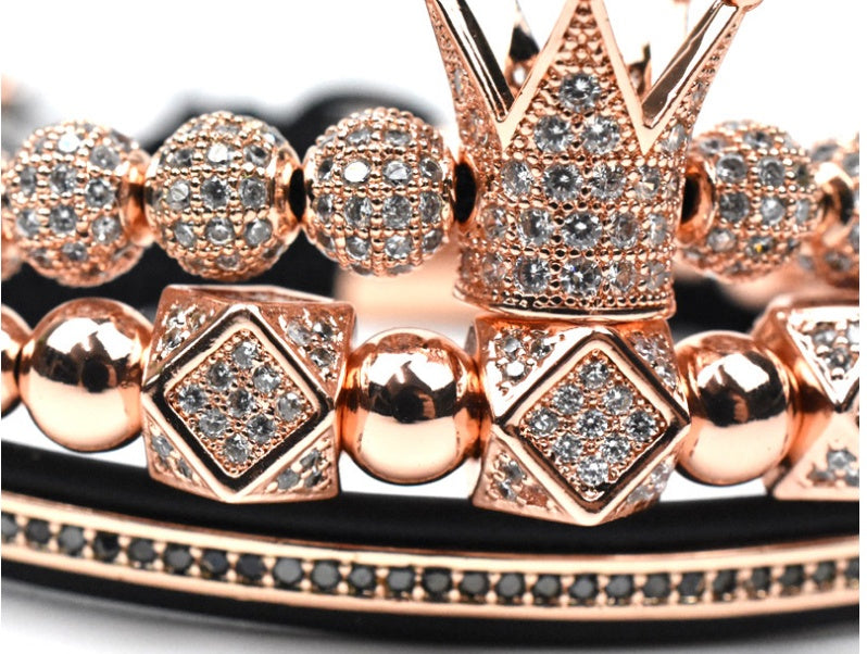 Monika Beauty Pageant Crown small triangle bracelet