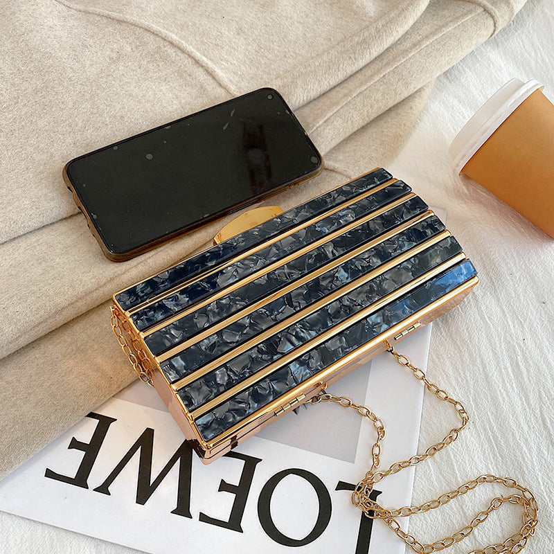 Monika Beauty Pageant Women's High-end Patch Acrylic Evening Bag