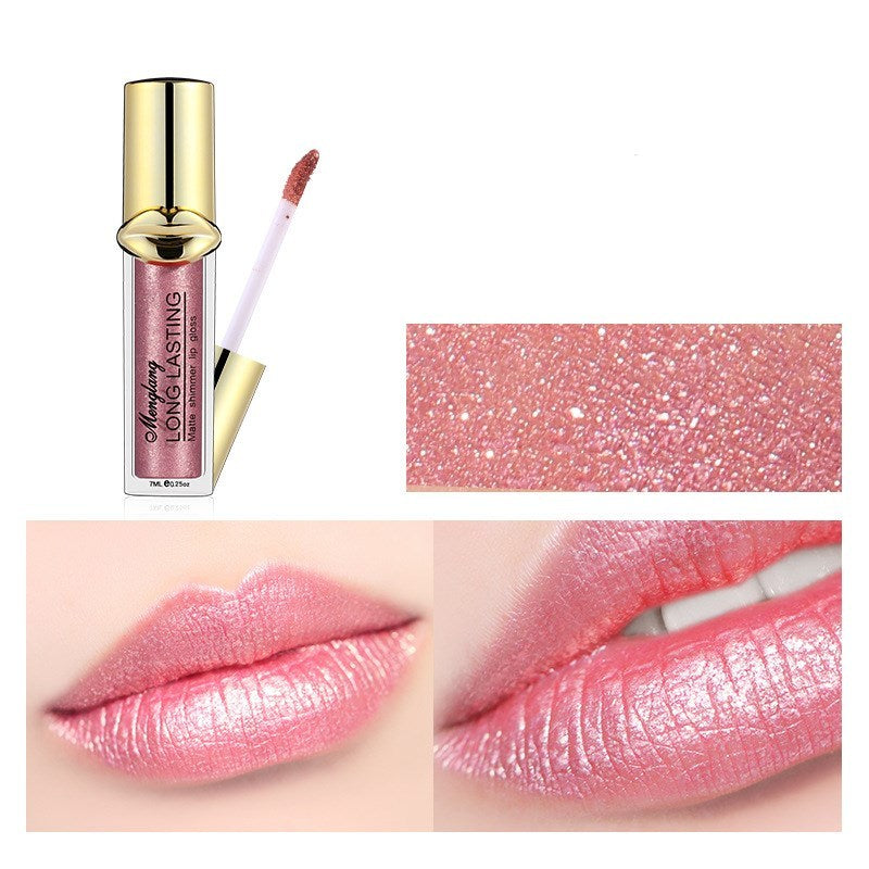 Monika Beauty Pageant Metallic Pearlescent Matte Lip Gloss