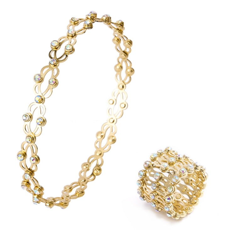 Monika Beauty Pageant Crown projection ring