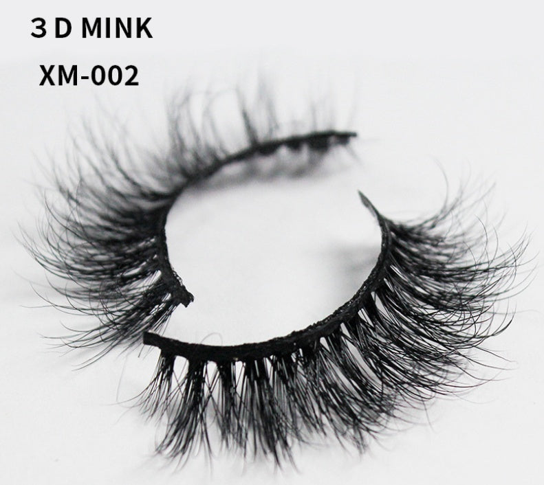 Monika Beauty Pageant New 3 Pairs Natural False Eyelashes Long Makeup 3D Mink Lash Eyelash Extension Lashes For Beauty