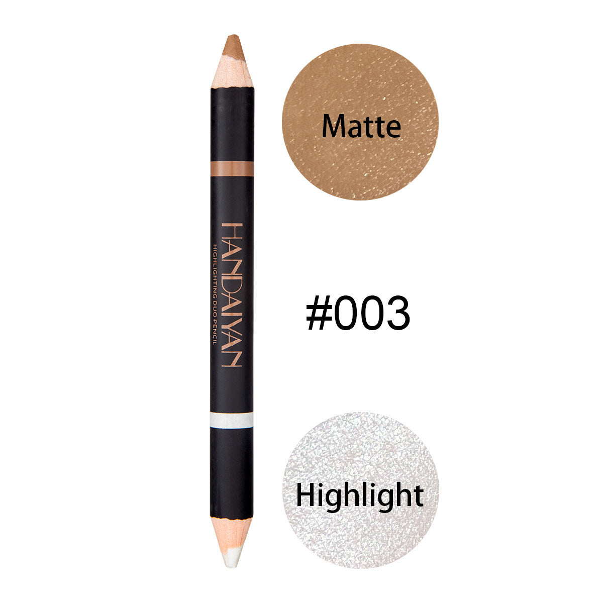 Monika Beauty Pageant Tattoo Eyebrow 2 In 1 Double Head Eyebrow Pencil And Highlight Waterproof Lasting Eyes Black Brown Eye Brow Tint