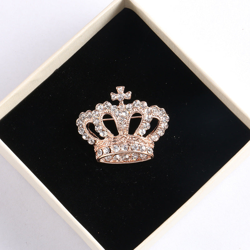 Monika Beauty Pageant Diamond Crown Brooch