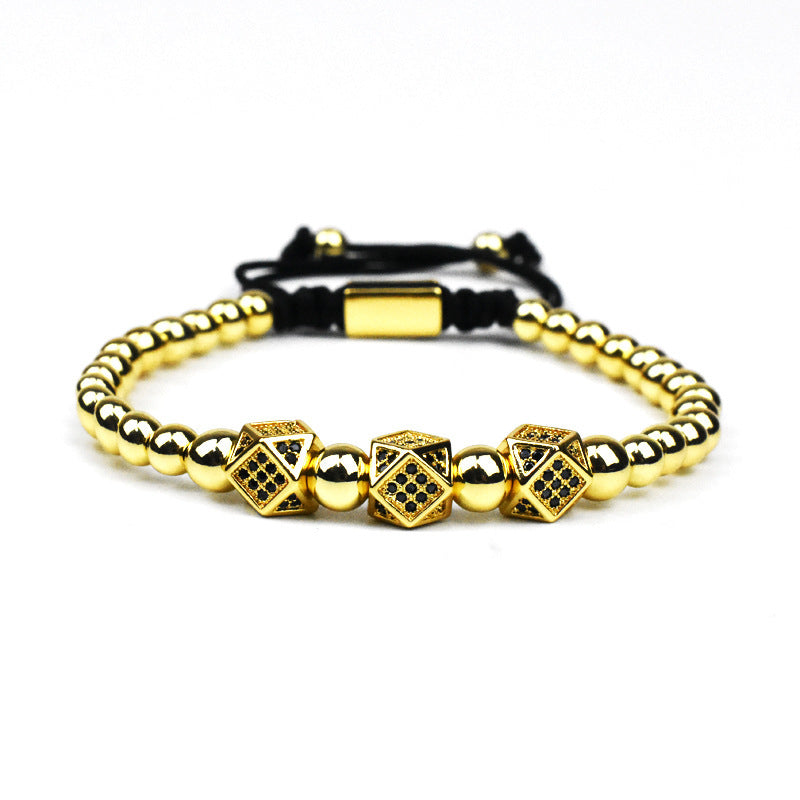 Monika Beauty Pageant Crown small triangle bracelet