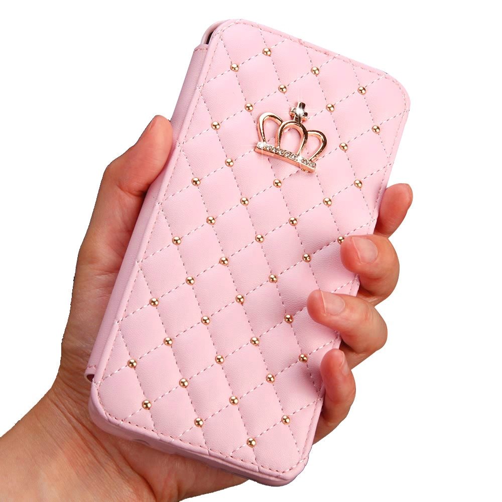 Monika Beauty Pageant Crown Card Leather Case for Samsung Phone Case