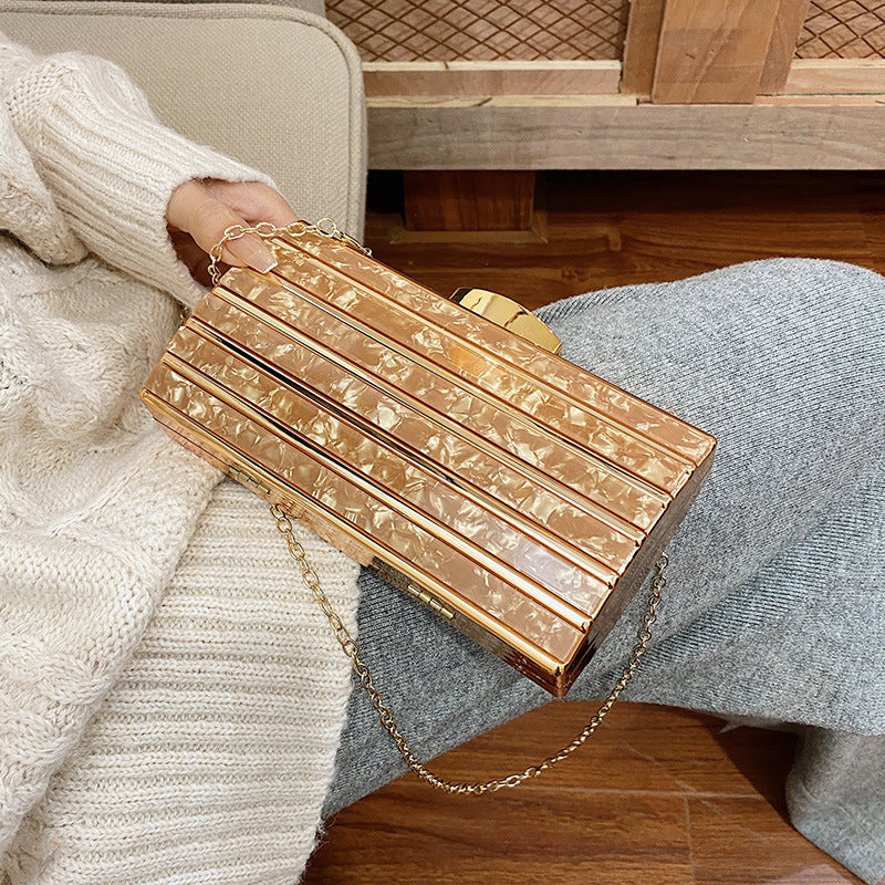 Monika Beauty Pageant Women's High-end Patch Acrylic Evening Bag