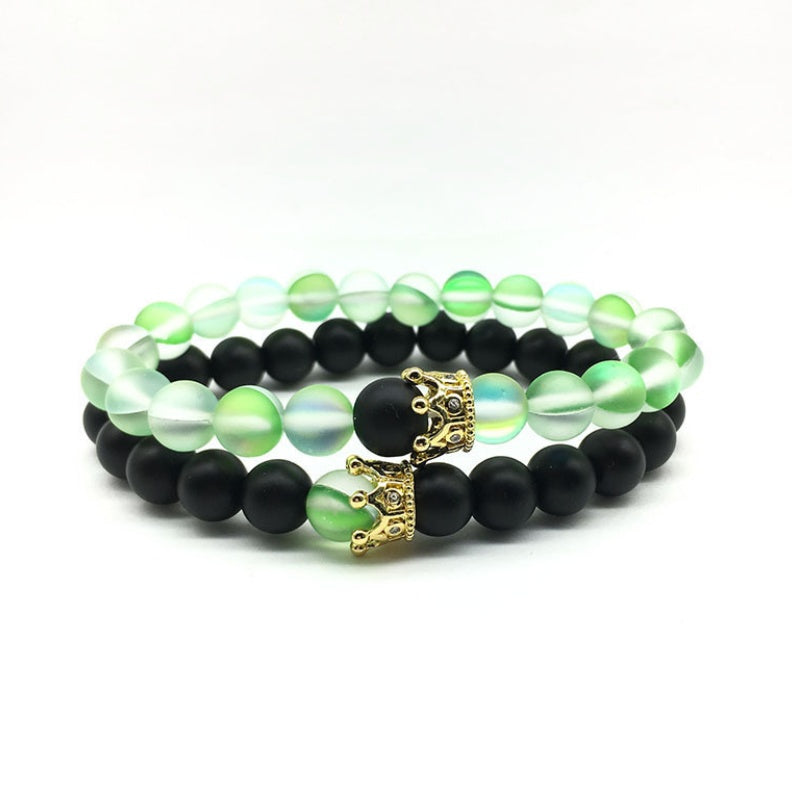 Monika Beauty Pageant Crown couple bracelet