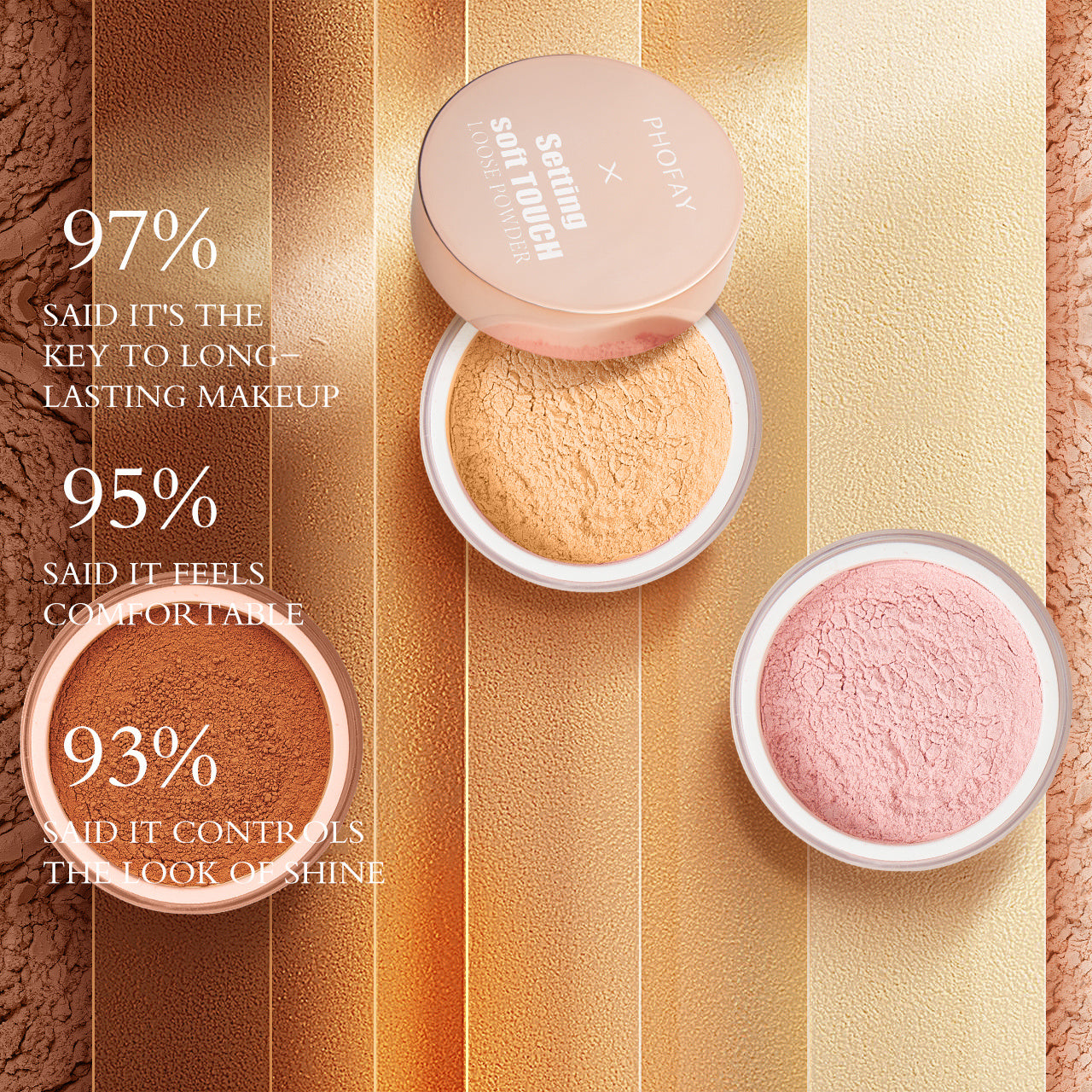 Monika Beauty Pageant PHOFAY Setting Soft Touch Loose Powder