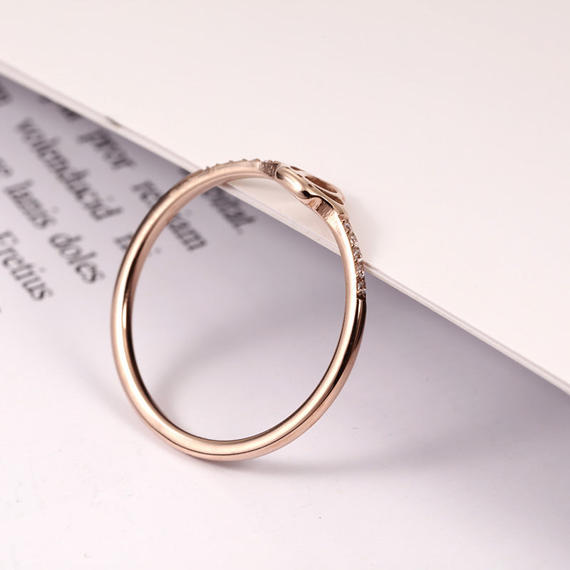 Monika Beauty Pageant Crown openwork diamond ring