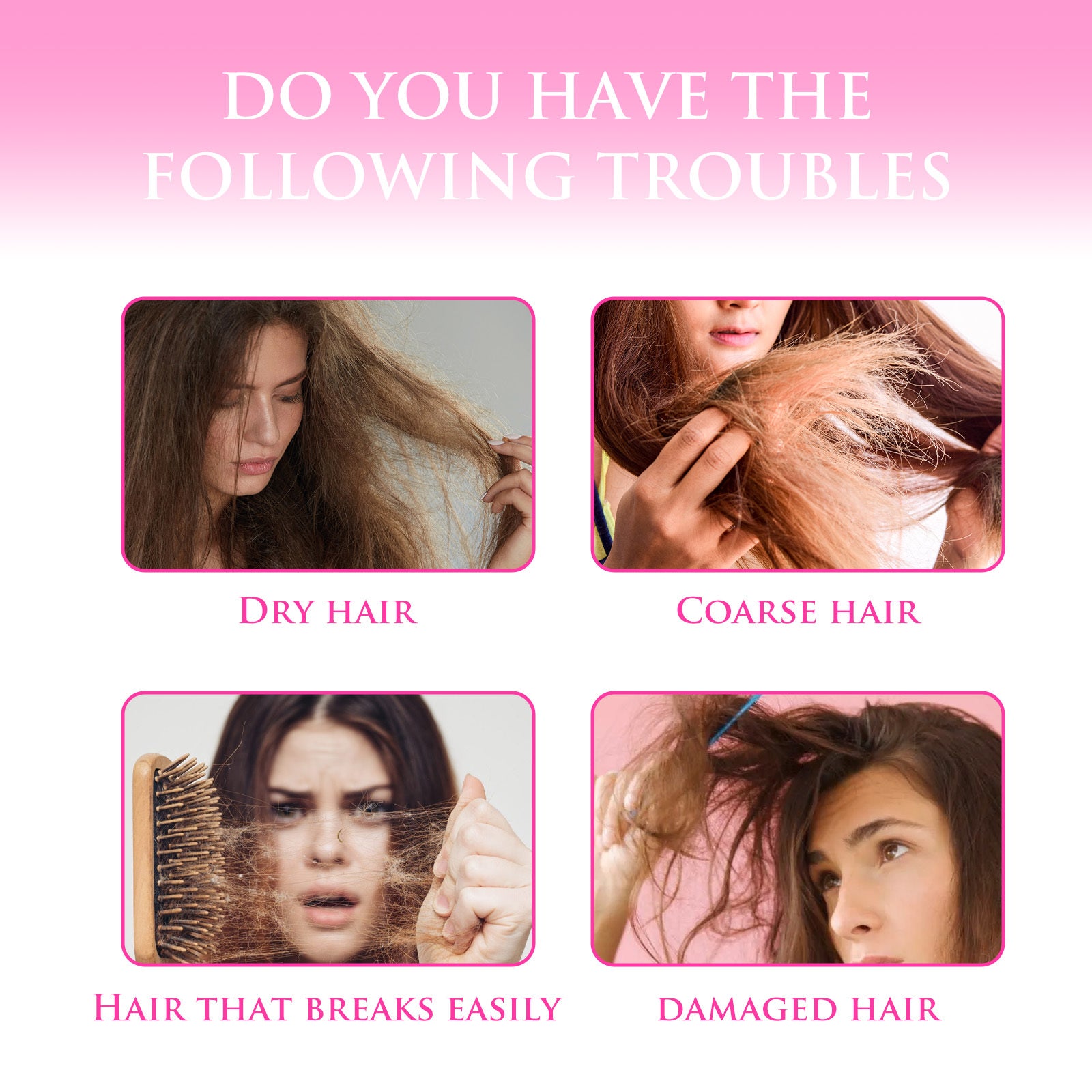 Monika Beauty Pageant Hoegoa Hair Care Hair Care Hair Tail Hairy Dry Strong Hair Silk Glossy Smooth Hair Care