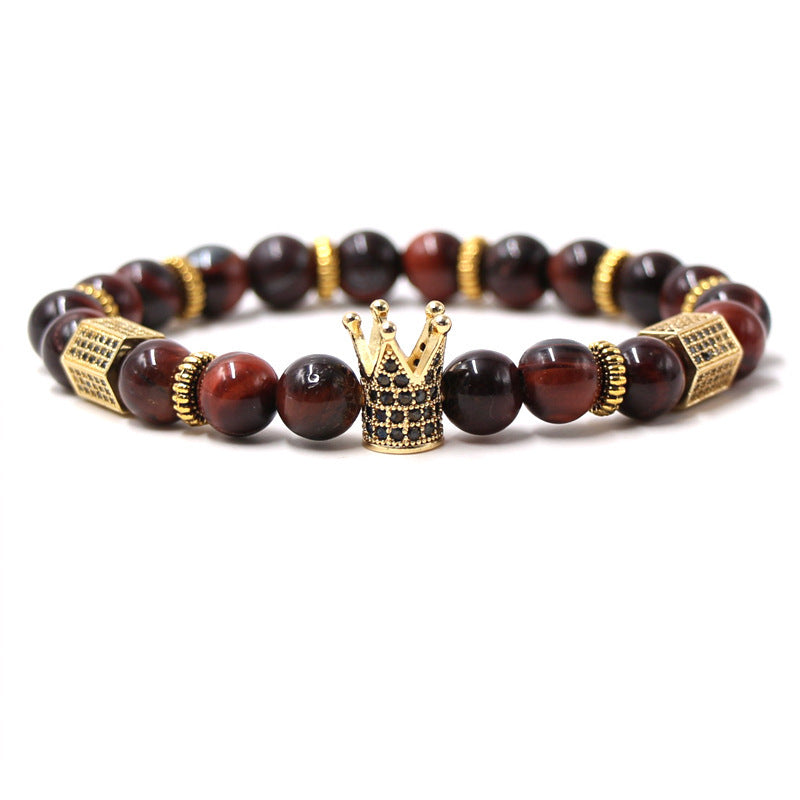 Monika Beauty Pageant Micro-set zircon crown bracelet