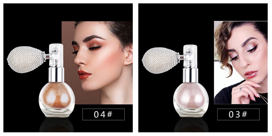 Monika Beauty Pageant Spray Brightening Glitter Powder Body Powder Highlighter
