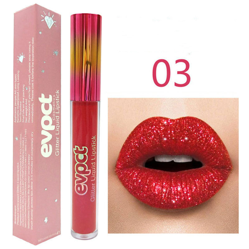 Monika Beauty Pageant Metallic lip gloss lipstick