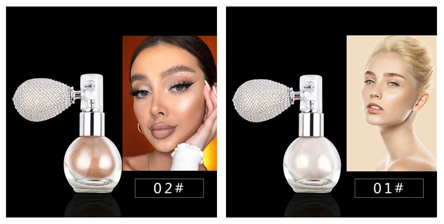 Monika Beauty Pageant Spray Brightening Glitter Powder Body Powder Highlighter