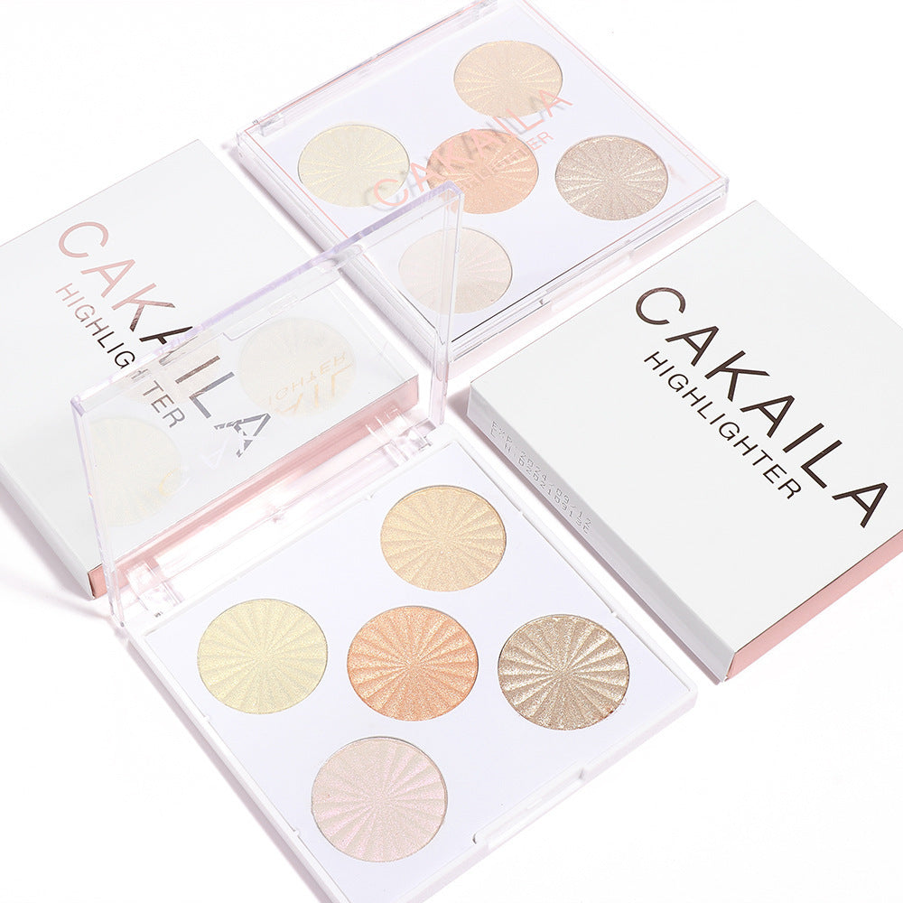 Monika Beauty Pageant 5-color Highlight Powder Enhances Silhouette Contour