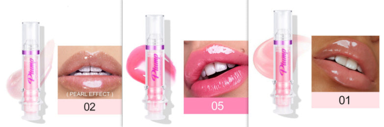 Monika Beauty Pageant New Tube Lip Rich Lip Color Slightly Spicy Lip Honey Lip Glass Mirror Face Lip Mirror Liquid Lipstick