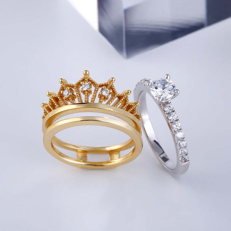 Monika Beauty Pageant Detachable crown ring