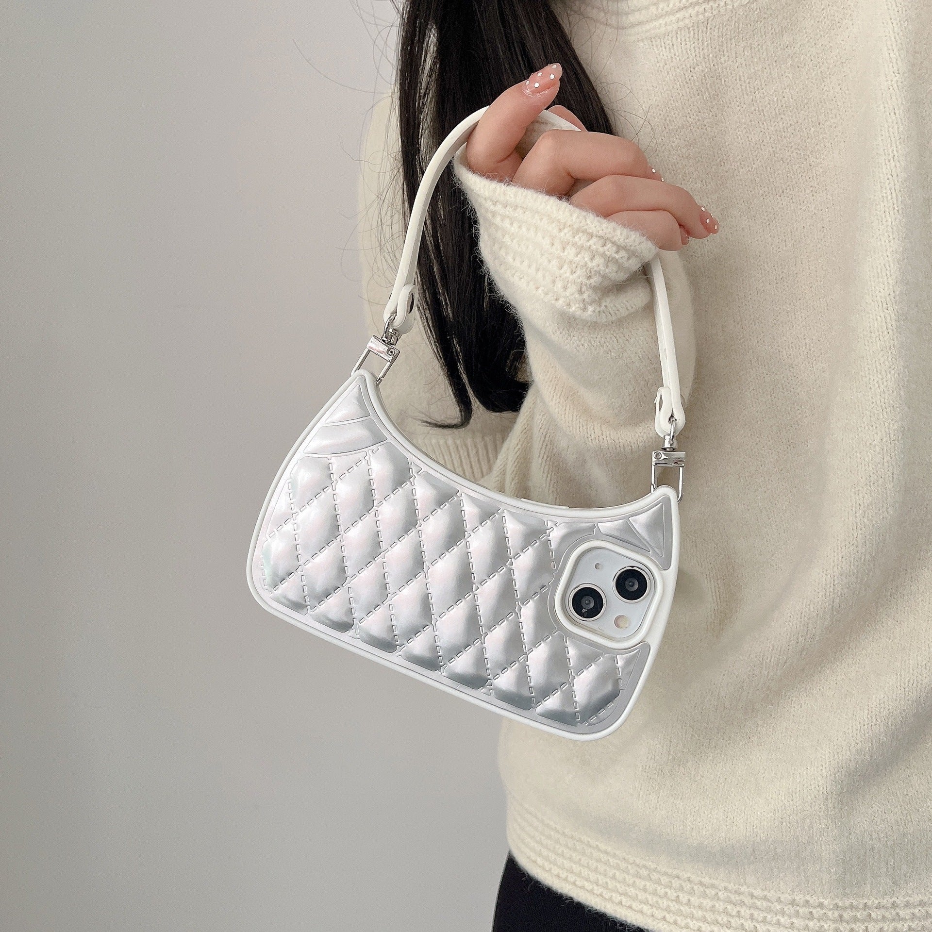 Monika Beauty Pageant Creative Ringer Net Red Envelope Bag Mobile Phone Case