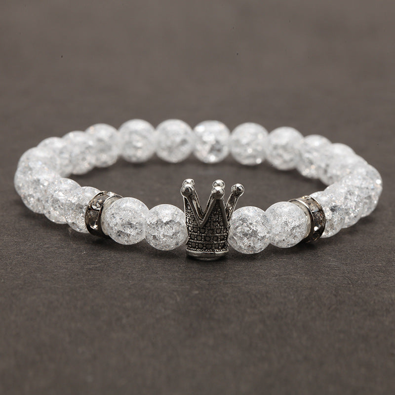 Monika Beauty Pageant Popcorn Crystal Beads Crown