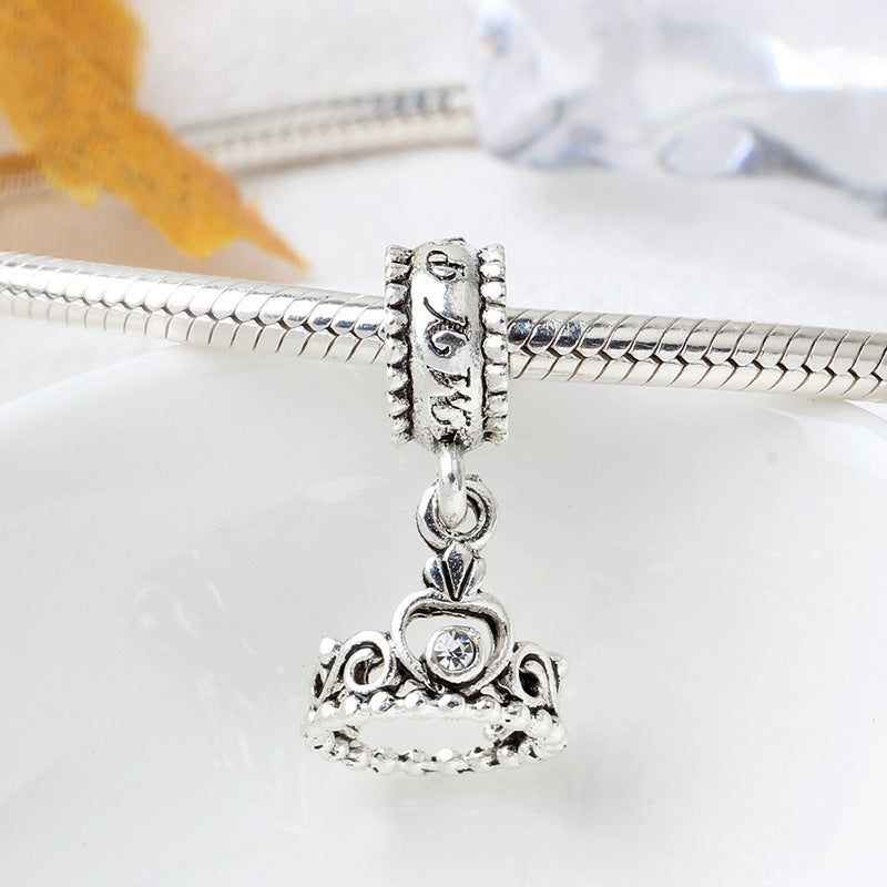 Monika Beauty Pageant Silver Crown Pendant