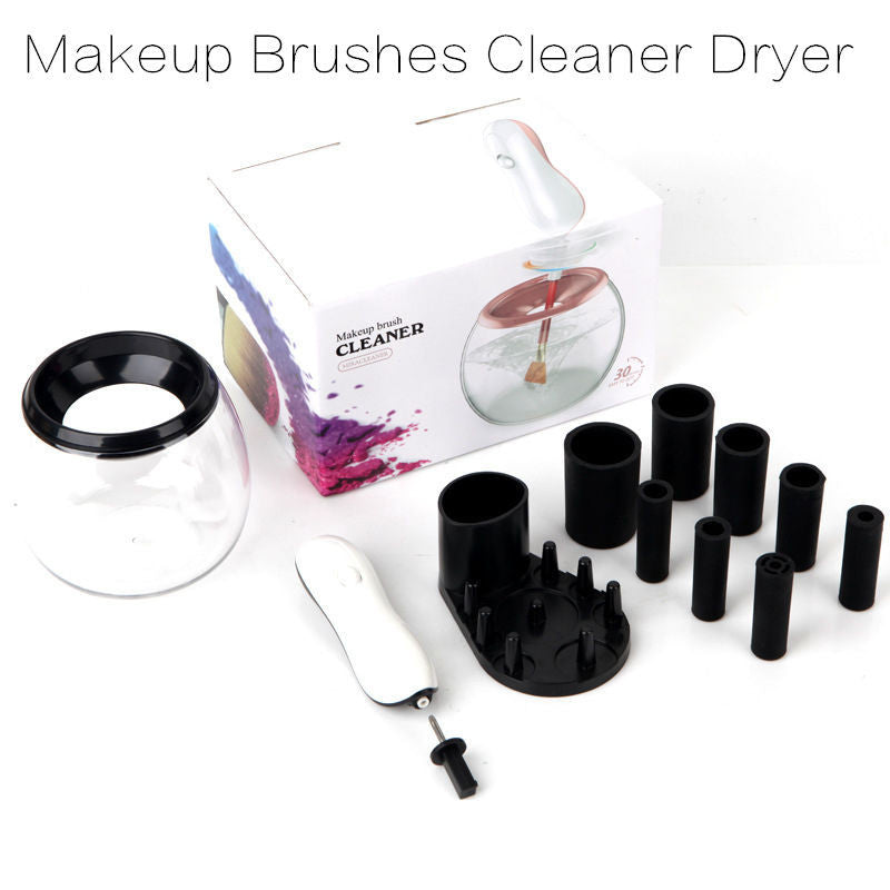Monika Beauty Pageant Makeup Brush Cleaner Cleans and Drier Deep Clean Machine 360 Degree Rotation Ensures Thorough Cleaning In Seconds