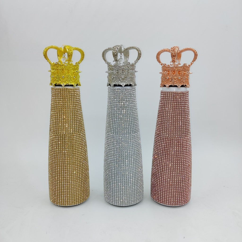 Monika Beauty Pageant Trendy Good-looking Diamond Inlaid Crown Cup