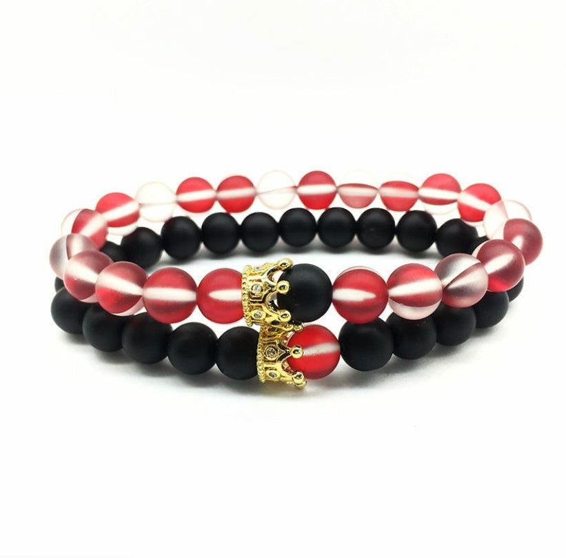 Monika Beauty Pageant Crown couple bracelet