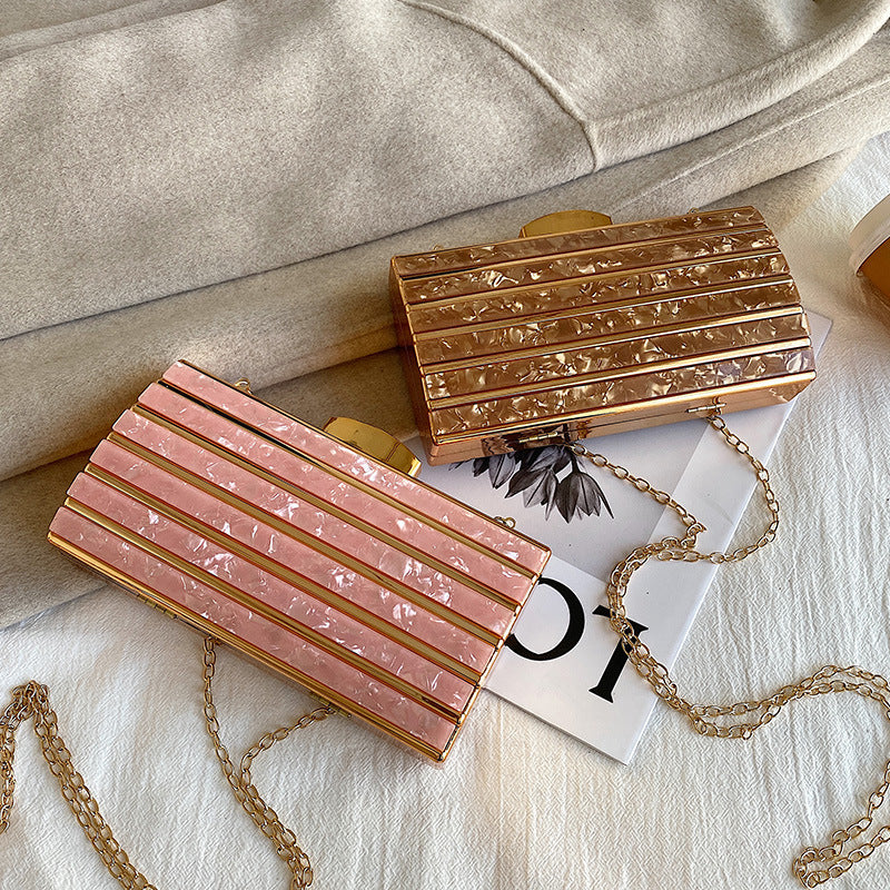 Monika Beauty Pageant Women's High-end Patch Acrylic Evening Bag