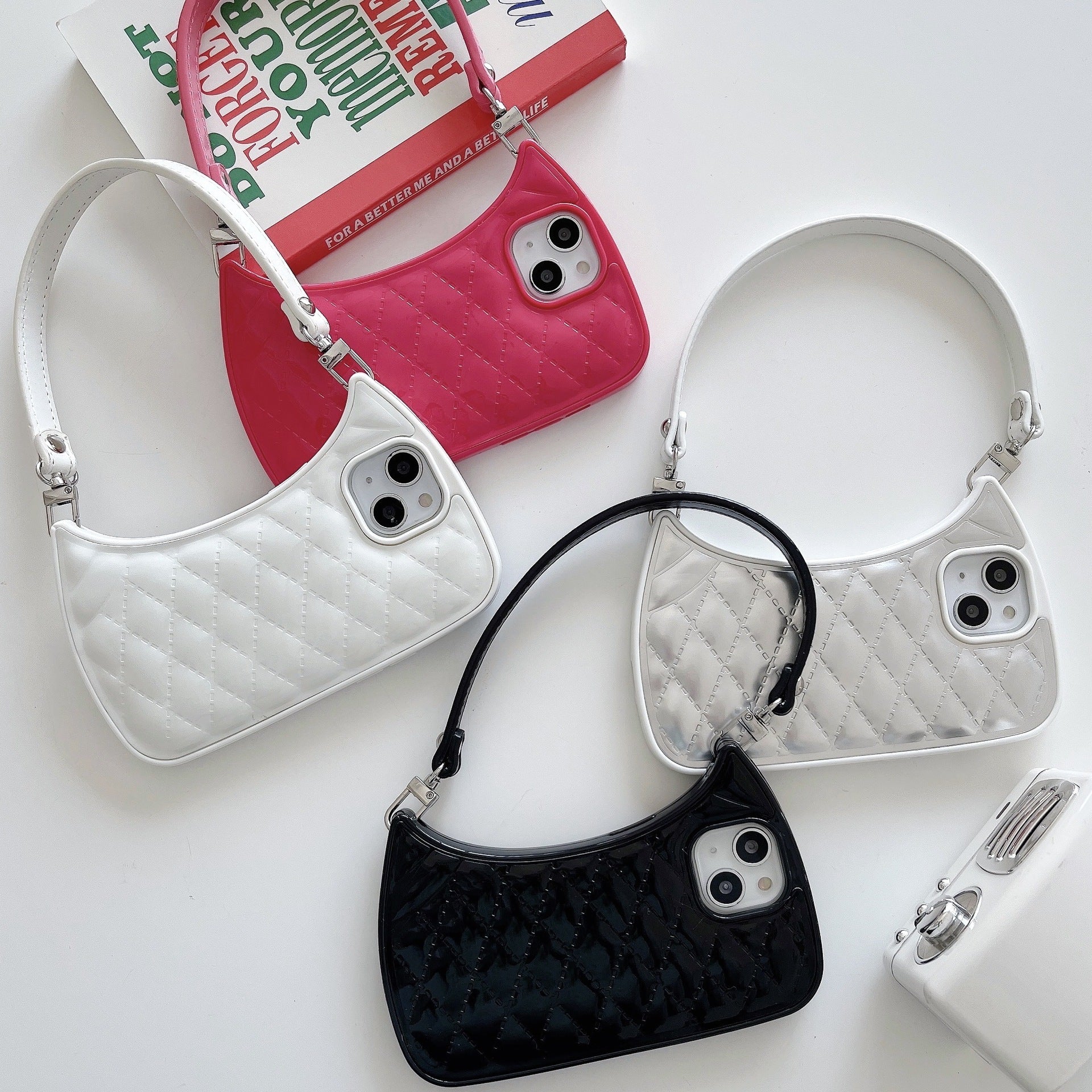 Monika Beauty Pageant Creative Ringer Net Red Envelope Bag Mobile Phone Case