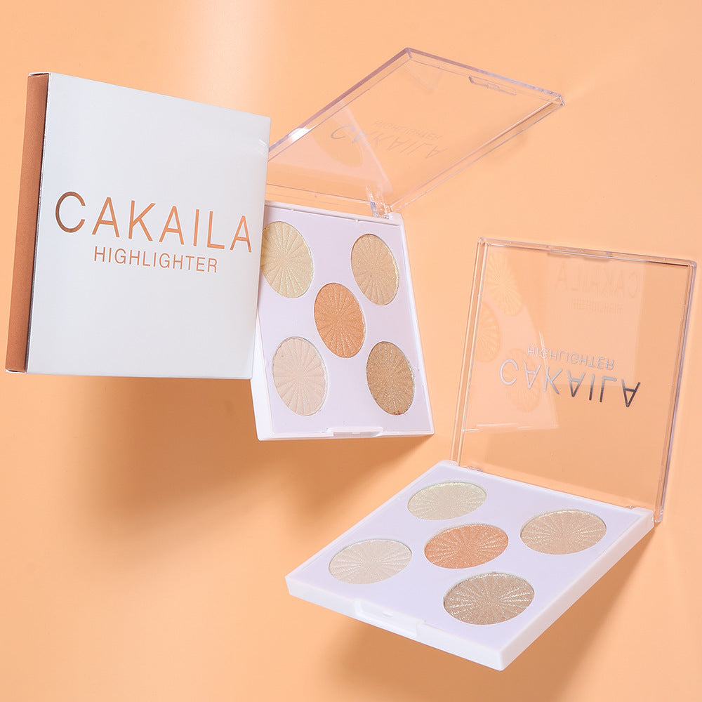 Monika Beauty Pageant 5-color Highlight Powder Enhances Silhouette Contour