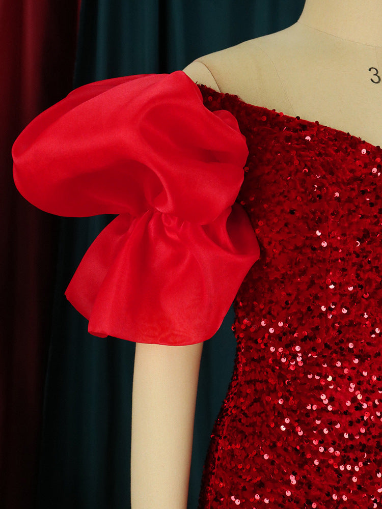 Monika Beauty Pageant Celebrity Banquet Evening Dress Women