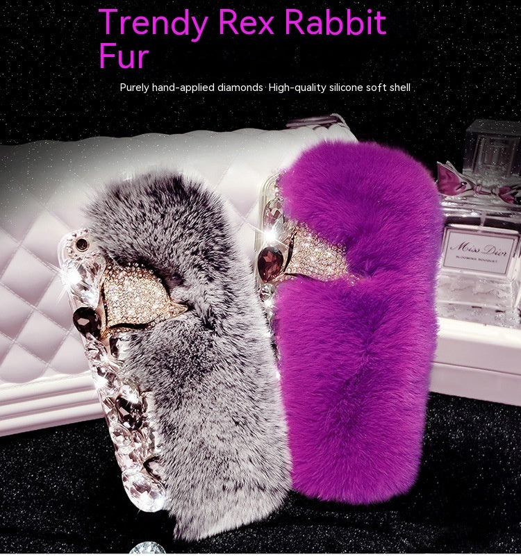 Monika Beauty Pageant Diamond Plush Phone Case Protective Cover