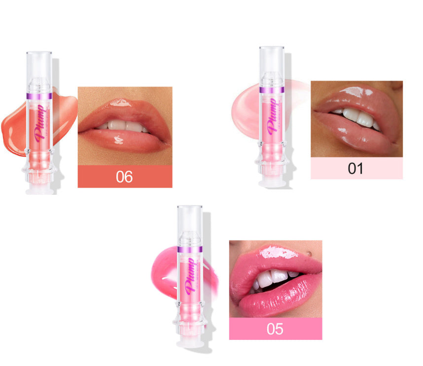 Monika Beauty Pageant New Tube Lip Rich Lip Color Slightly Spicy Lip Honey Lip Glass Mirror Face Lip Mirror Liquid Lipstick