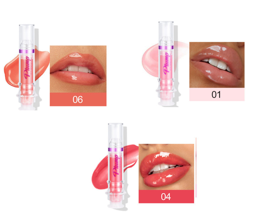 Monika Beauty Pageant New Tube Lip Rich Lip Color Slightly Spicy Lip Honey Lip Glass Mirror Face Lip Mirror Liquid Lipstick
