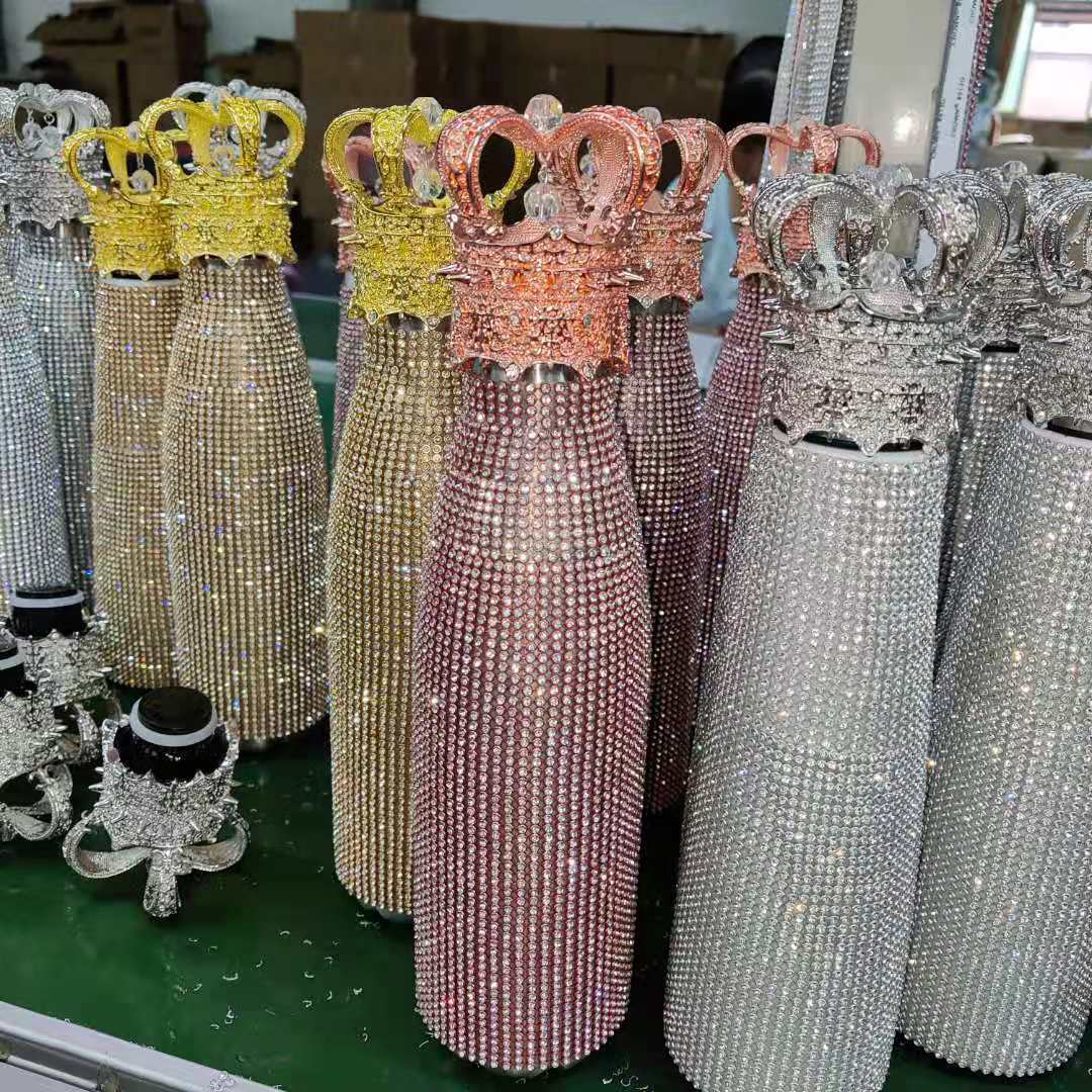 Monika Beauty Pageant Trendy Good-looking Diamond Inlaid Crown Cup