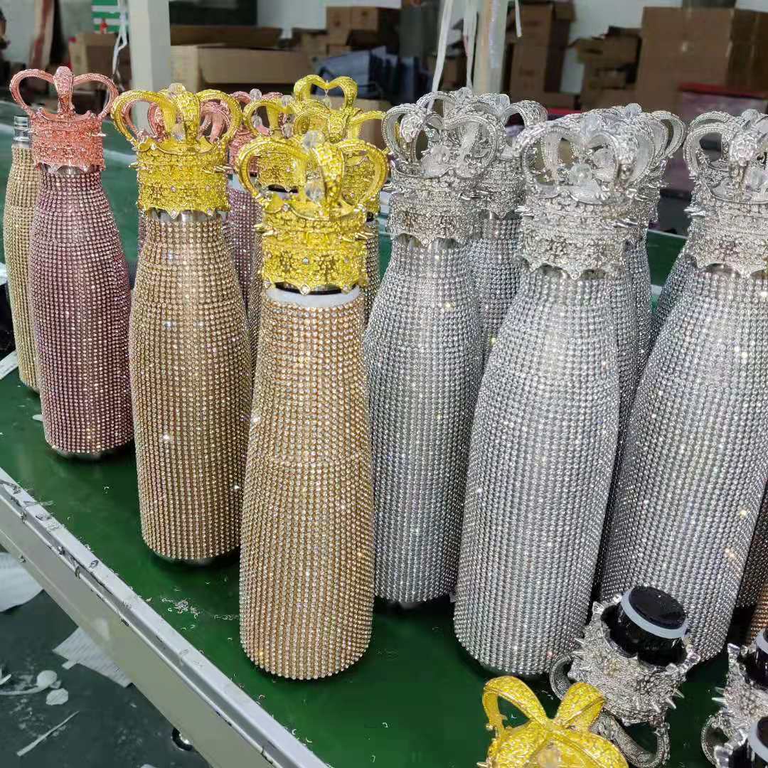 Monika Beauty Pageant Trendy Good-looking Diamond Inlaid Crown Cup