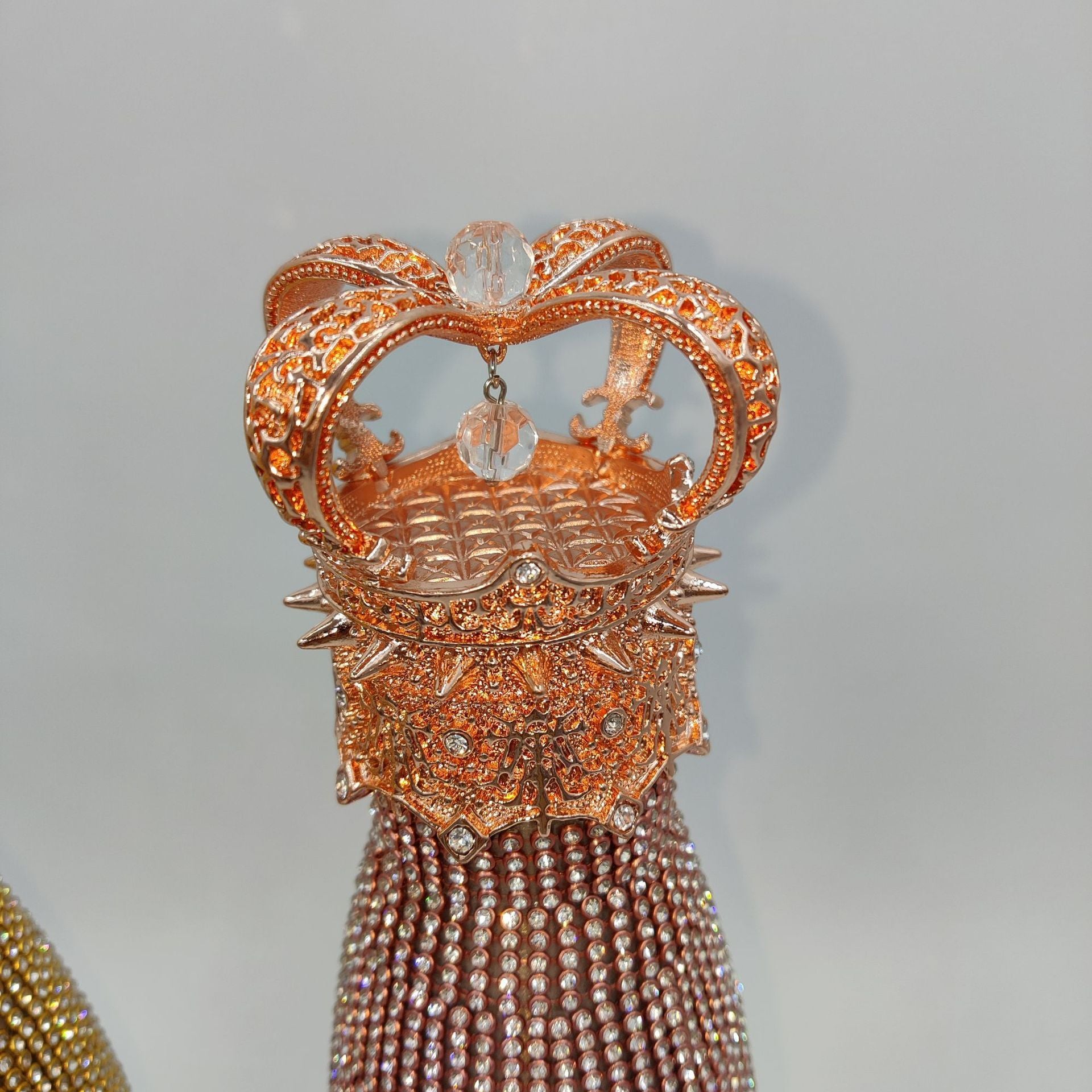 Monika Beauty Pageant Trendy Good-looking Diamond Inlaid Crown Cup