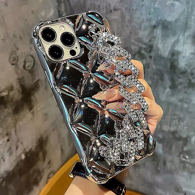 Monika Beauty Pageant Luxury Diamond Bracelet Phone Case