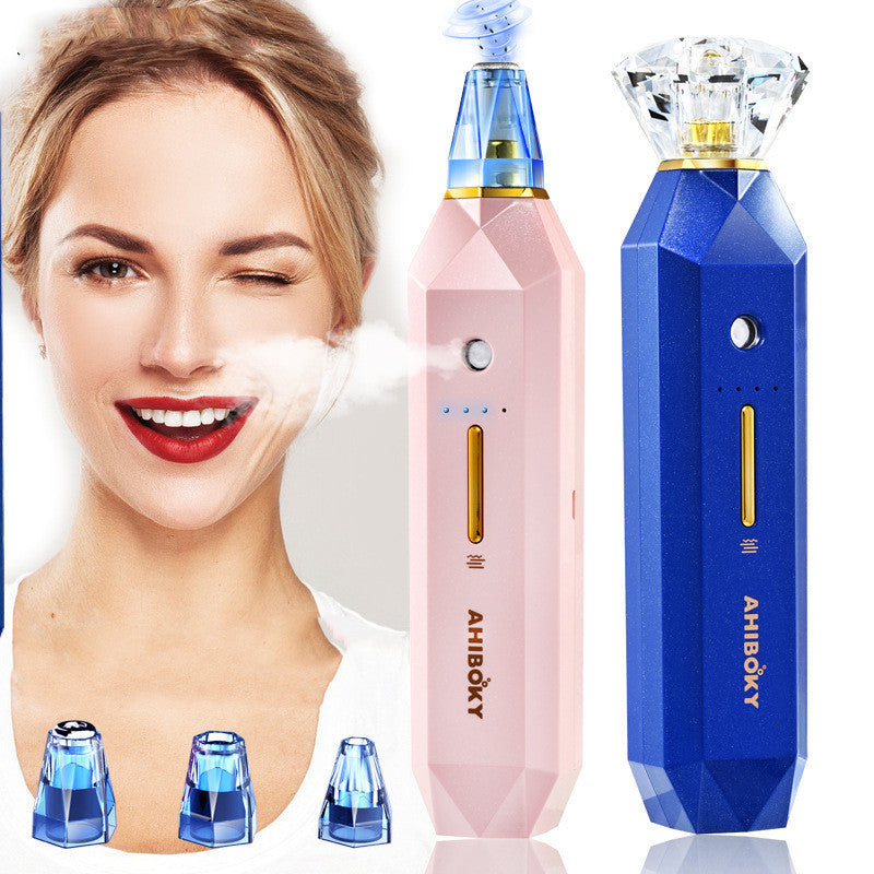 Monika Beauty Pageant 2-IN-1 Blackhead Remover Vacuum Pore Cleaner Acne Remover Mist Facial Sprayer Skin Mouisture Nose Face Deep Cleansing Skin Care