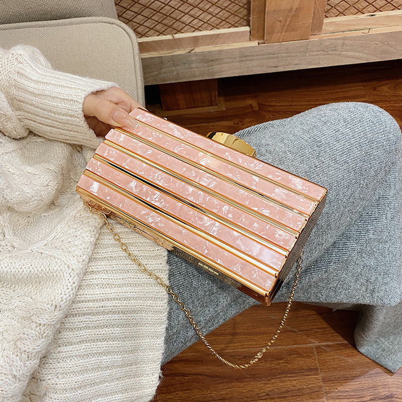 Monika Beauty Pageant Women's High-end Patch Acrylic Evening Bag