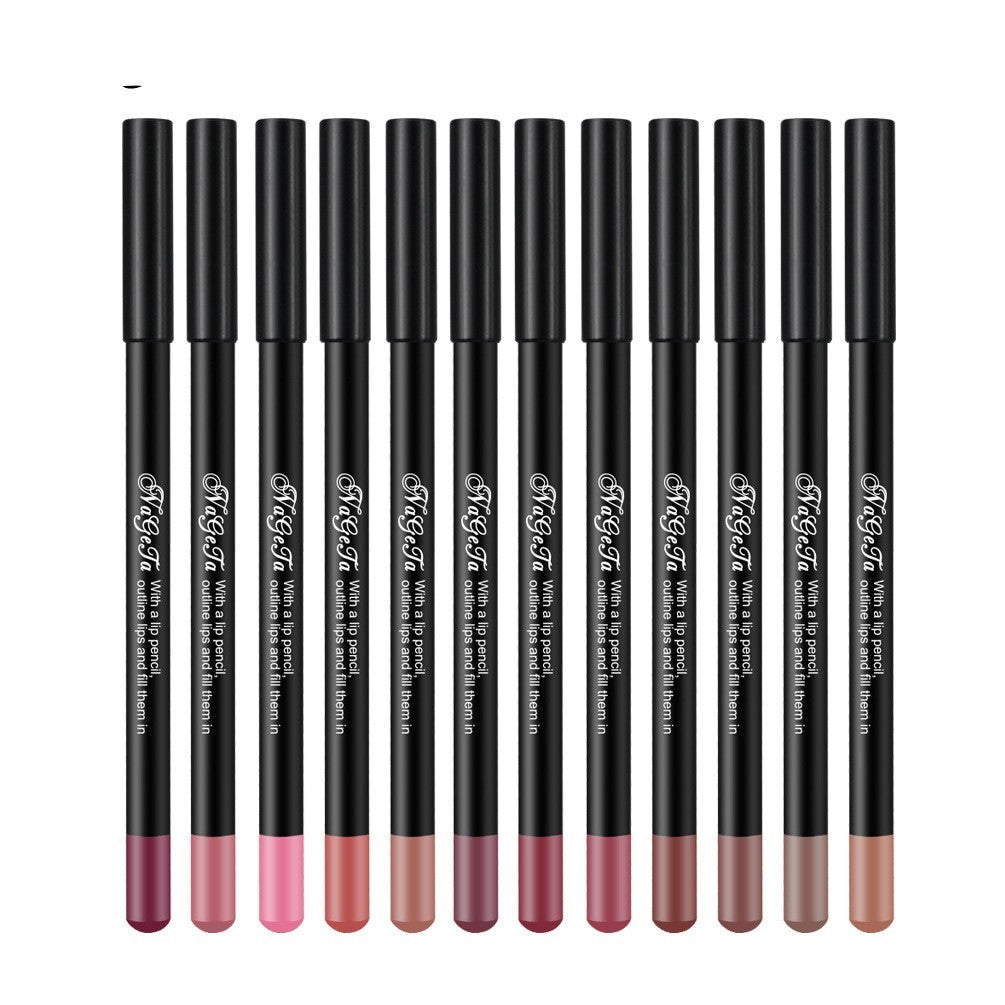Monika Beauty Pageant 12 Colors Matte Lip Liner Single