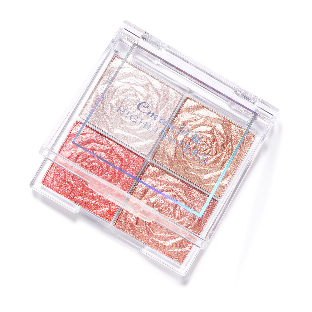 Monika Beauty Pageant CmaaDu 4 Color Highlighter Eyeshadow Blush