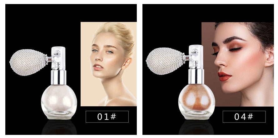 Monika Beauty Pageant Spray Brightening Glitter Powder Body Powder Highlighter