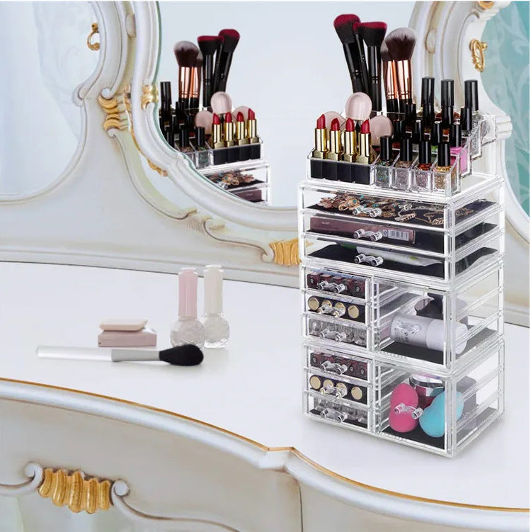 Monika Beauty Pageant Household Fashion Cosmetics Storage Box