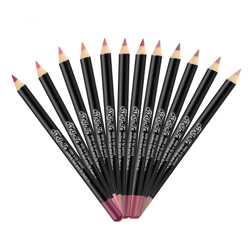 Monika Beauty Pageant 12 Colors Matte Lip Liner Single